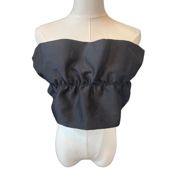 ZARA Tops - 2/$30 Zara Small Black Off-Shoulder Crop Top With Ruching